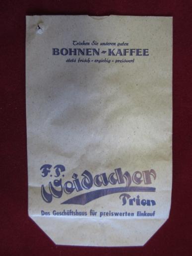 Large brown paper bag for Coffee Beans Weidacher