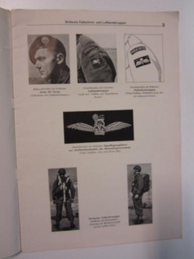 German Military Espionage Book About Allied Airborne Troop