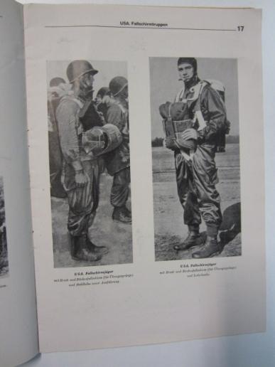 German Military Espionage Book About Allied Airborne Troop