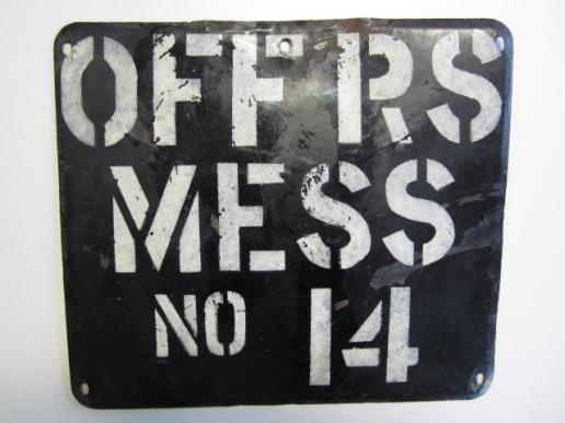 British WW2 Sign 