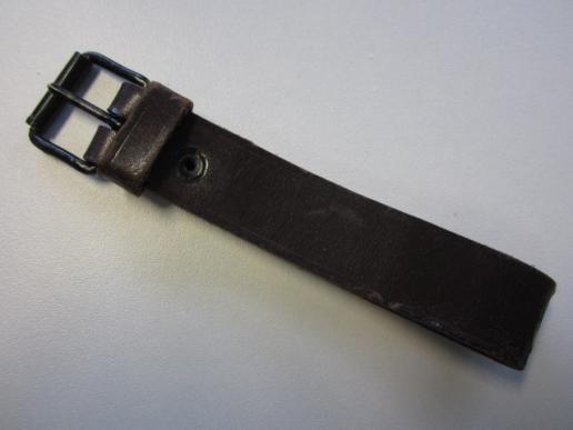 Dutch Pre WW2 Officers Leather D ring Belt Strap