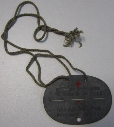 Wehrmacht/German Red Cross Dog-Tag 