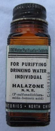 US WW2 Water Purification Tablets 
