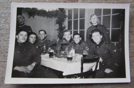 Waffen SS Soldiers celebrate Christmas