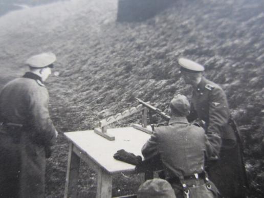 SS Photograph SS Soldiers at the Shooting Range