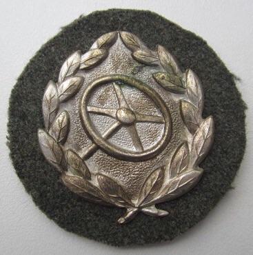3x times Wehrmacht Drivers Badge in Bronz, Zilver and Gold