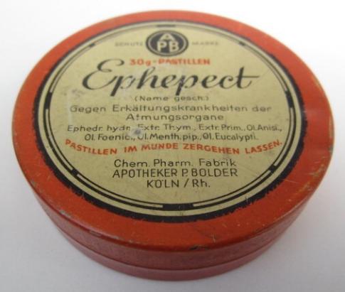 German Cough Tablets Tin