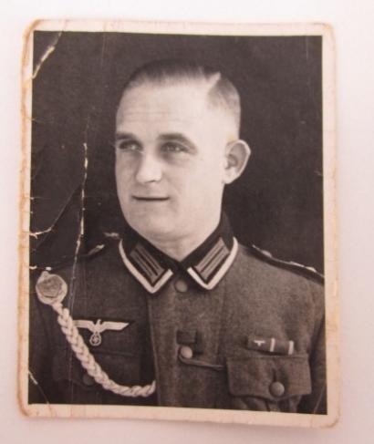 Small Photograph Wehrmacht Infantry NCO 