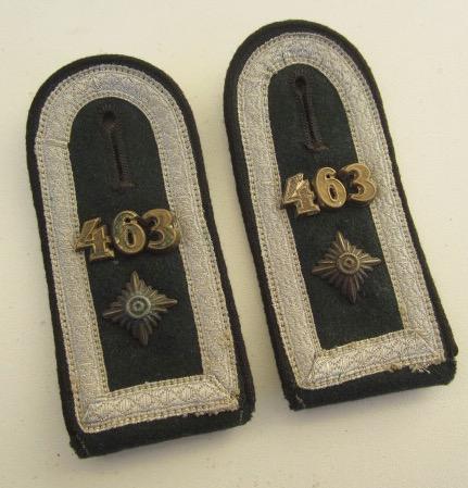 Wehrmacht NCO Pioneer Shoulder Boards