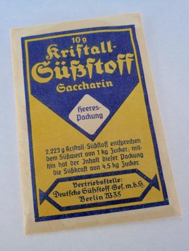 Wehrmacht Packaging Sweetener   
