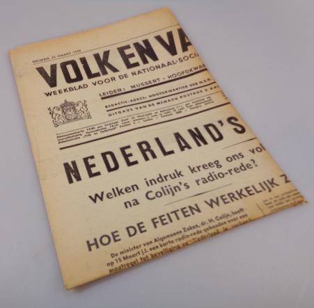 Dutch NSB Newspaper Volk en Vaderland