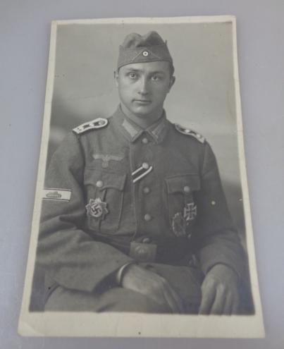 Photograph of Highly Decorated Wehrmacht Soldier