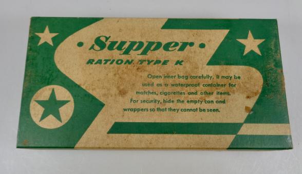US WW2 K type Ration Supper