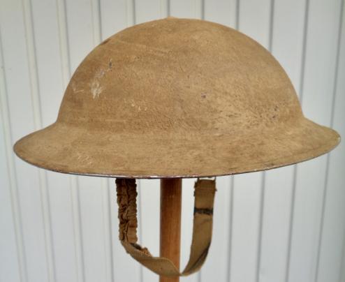 British/South African Mediterranean camo Infantry Brody Helmet