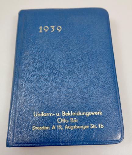 Wehrmacht era Pocket Agenda