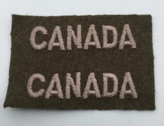 IMCS Militaria | Canadian Battle Dress Insignia