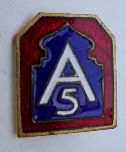 US WW2 5th Division Crest