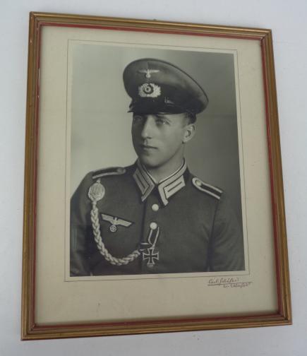 Wehrmacht NCO Portrait Photograph