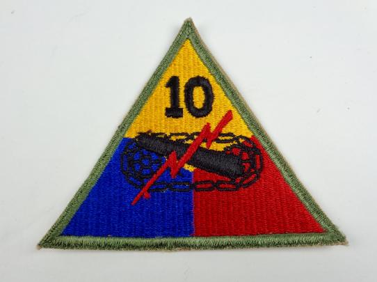 US WW2 10th Armoured Division Patch