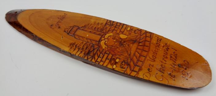 Dutch wooden Souvenier 1940 Grebben Linie