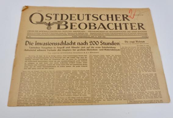 Ost Deutscher Beobachter Newspaper