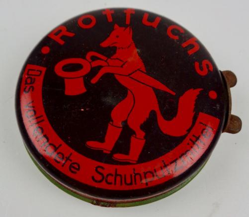 German WW2 era Shoe Polish Can