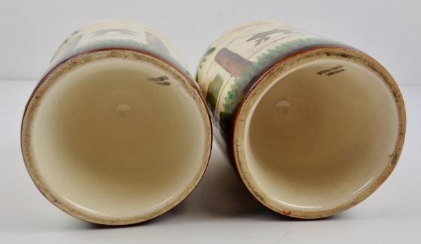 2 Dutch Porceline Liquor Jugs 1939/1940