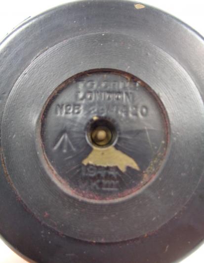 British WW2 Officers Compass in leather Pouch