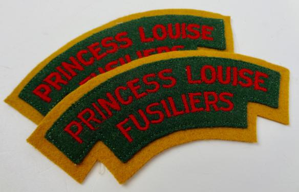Canadian Shoulder Patches Princess Louise Fusiliers