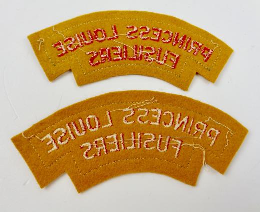 Canadian Shoulder Patches Princess Louise Fusiliers