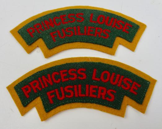 Canadian Shoulder Patches Princess Louise Fusiliers