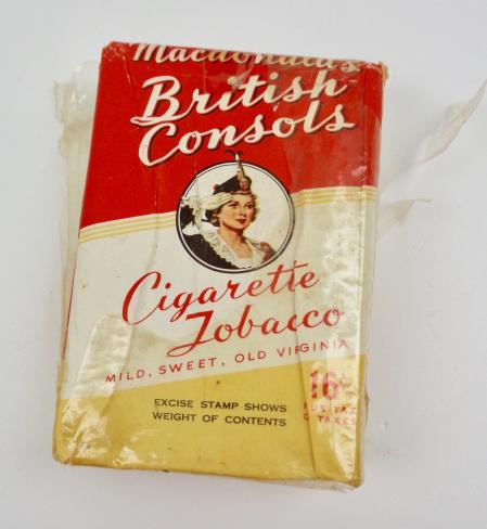 Canadian WW2 Cigarette Tabacco