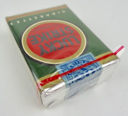 US WW2 Lucky Strike Cigarettes in early green package