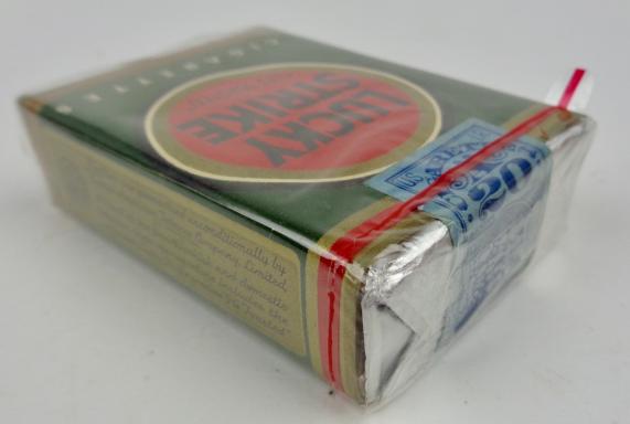US WW2 Lucky Strike Cigarettes in early green package