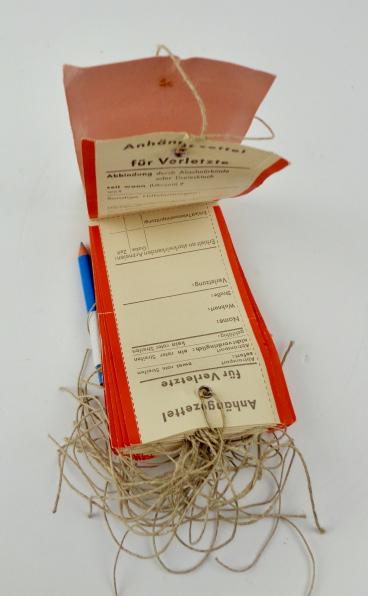 Wehrmacht Sanitäter Medical Tags for the Wounded