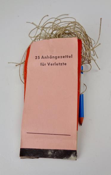 Wehrmacht Sanitäter Medical Tags for the Wounded