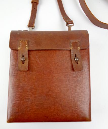 Wehrmacht Leather Medical Pouch with Leather Strap