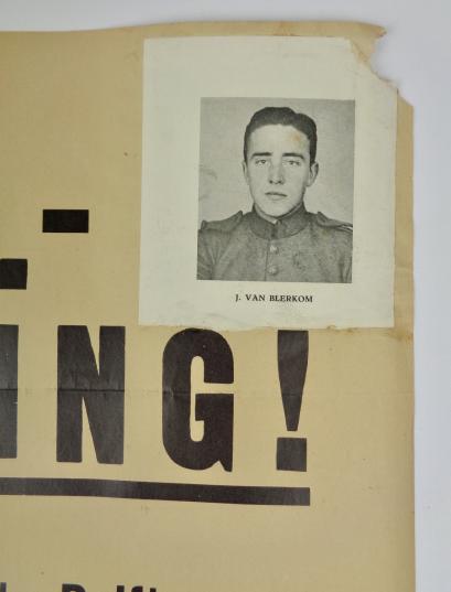 German Wanted/Reward Poster