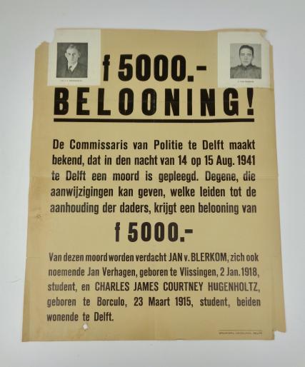 German Wanted/Reward Poster