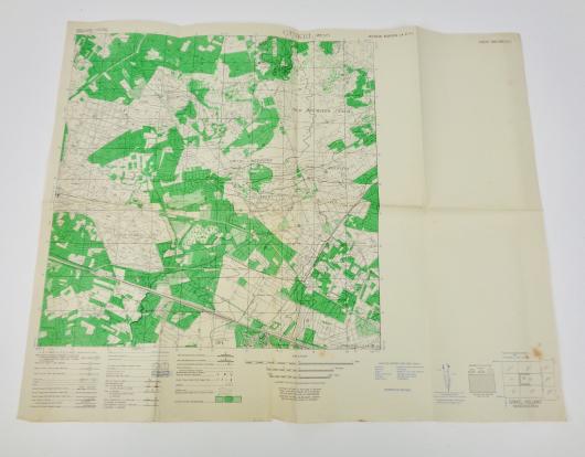 British WW2 Roadmap Ginkel (West) Holland