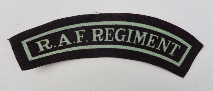 British WW2 printed RAF Shoulder Title