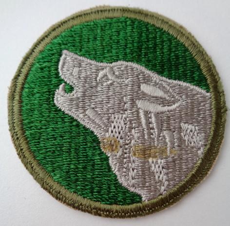 US WW2 104th Timber Wolfs Patch