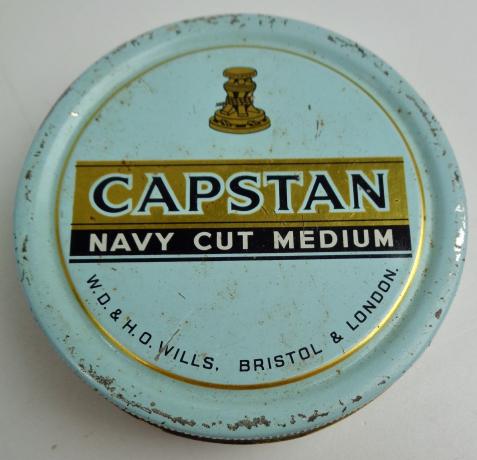 British WW2 Tabaco Can (Capstan Navy Cut Medium)