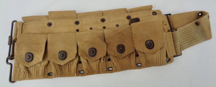 US WW1/WW2 Springfield Ammo Belt