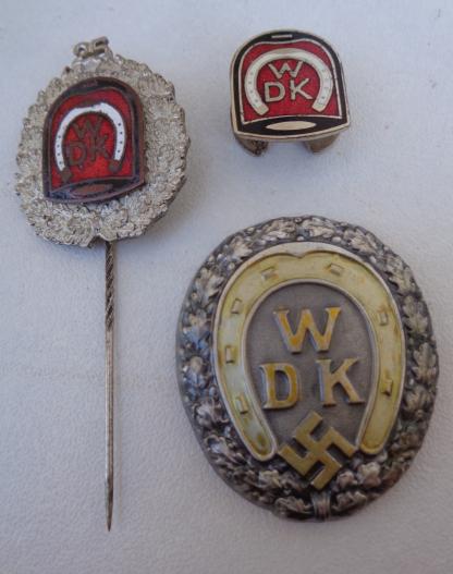 Cap Badge and Stick Pins WDK