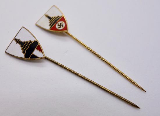 2 Stick Pins of the Kyffhäuser Bund