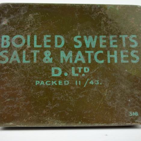 British WW2 Field Ration Metal Can