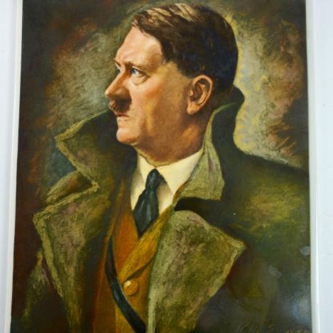 Rosenthal Porcelain Tile with Adolf Hitler