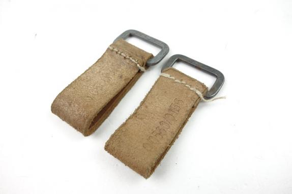 2 Wehrmacht/Luftwaffe Leather Belt Loops