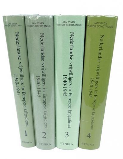 4 Collecters item Books about the Dutch WaffenSS